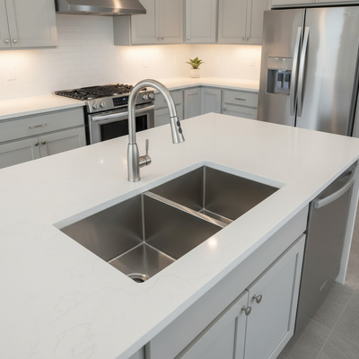 Popular 304 Stainless Steel Double Bowl Kitchens Sinks Multi Functional Sink With Accessories