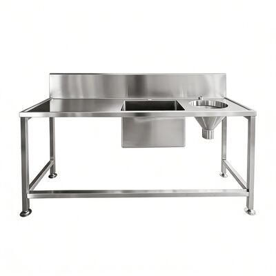 पेशेवर उत्पाद 304 स्टेनलेस स्टील मेडिकल सिंक 316 स्लुइस हॉपर सिंक अस्पताल लैब वाणिज्यिक क्लिनिक के लिए फ्री स्टैंडिंग सिंक हाथ धोने का बेसिन